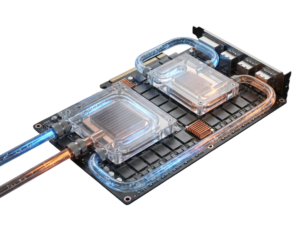 Hydro-cooled ASIC hashboard