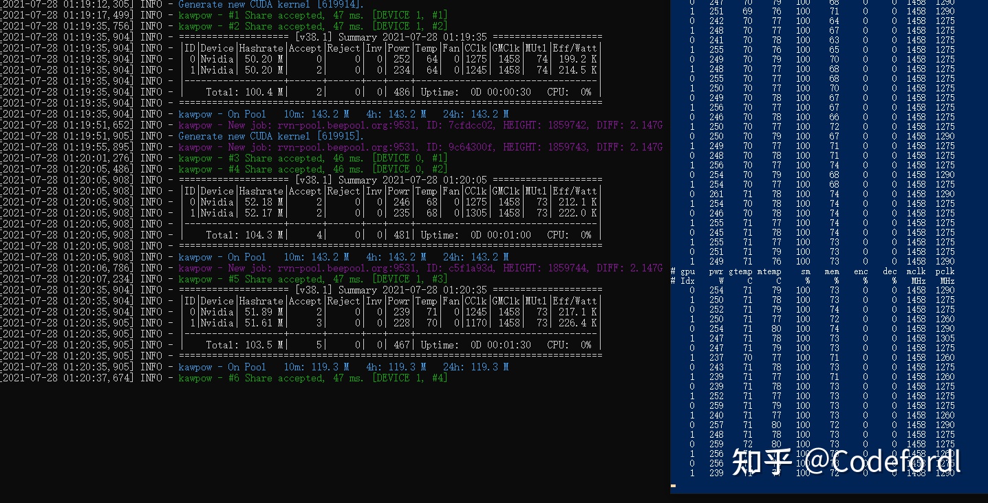 test kawpow algorithm for cmp 17hx