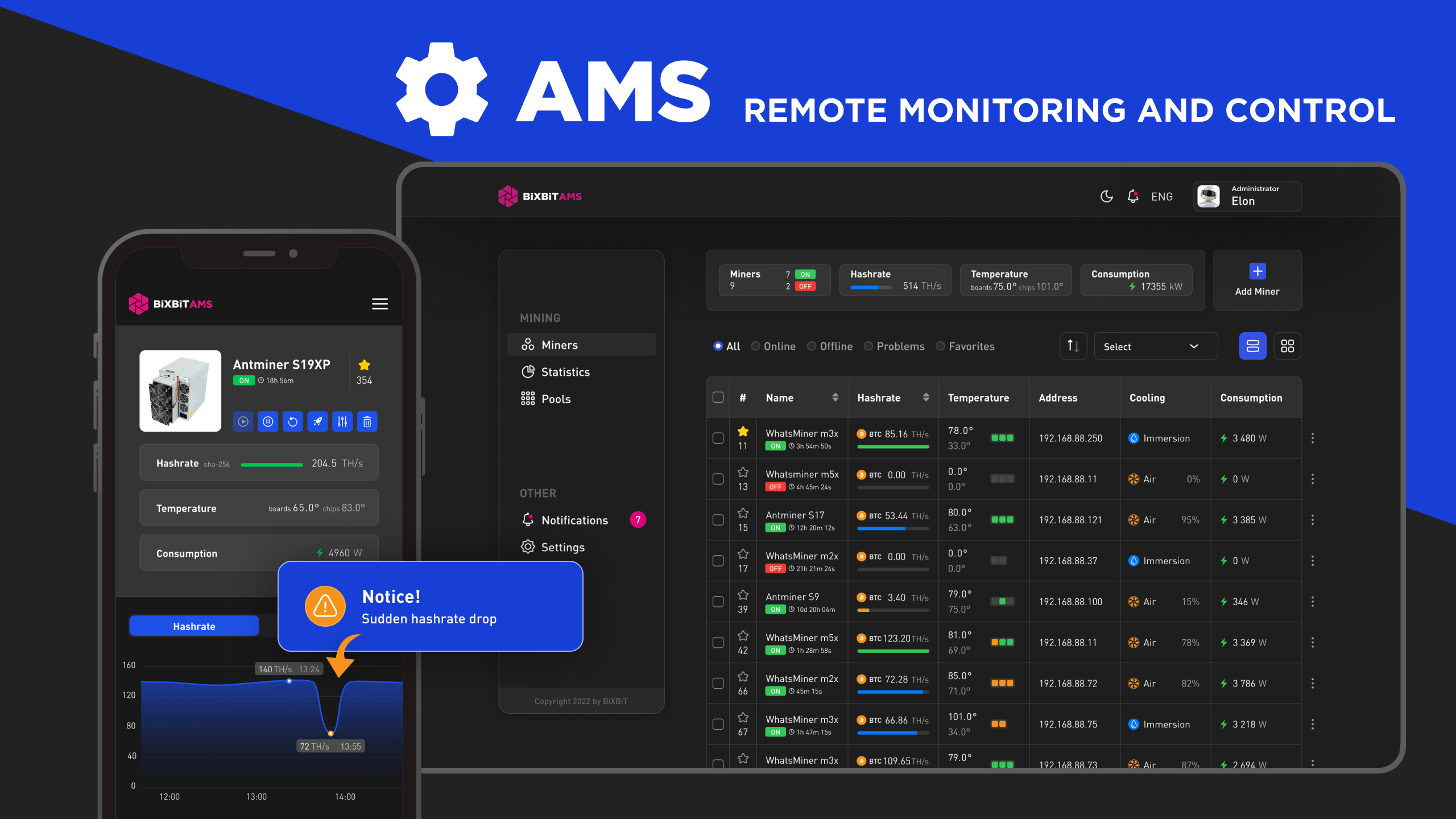 Firmware for Whatsminer! Overclocking of M2x, M3x, M5x series